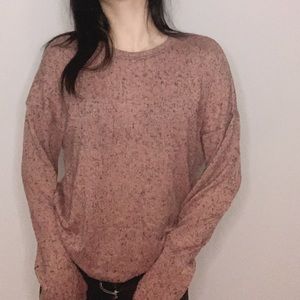 ZARA MAN dusty pink polyester shirt